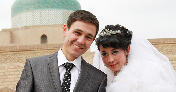 ウズベキスタンの結婚式