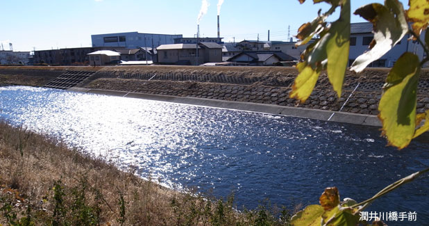 潤井川橋手前