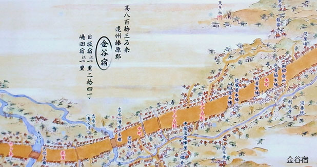 金谷宿